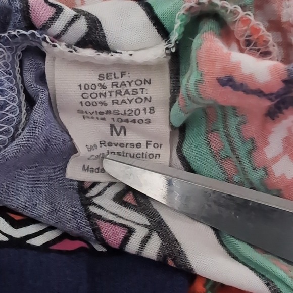 Sweet Wanderer Boho Tank Top Sleeveless Festival Aztec Print Summer Medium - Picture 5 of 5